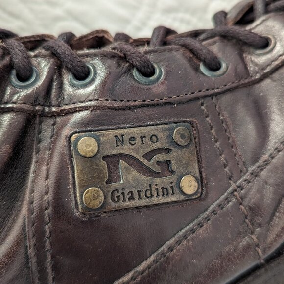 Nero Giardini Leather Boots- Made in Italy-Size 38 (8) - Picture 8 of 16